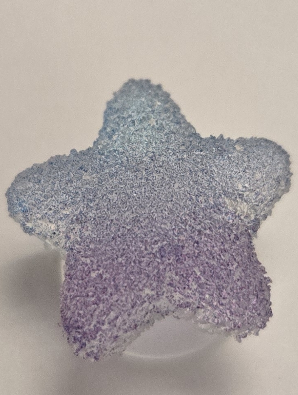 3/$10 Pastel Blue Purple Star Croc Charm